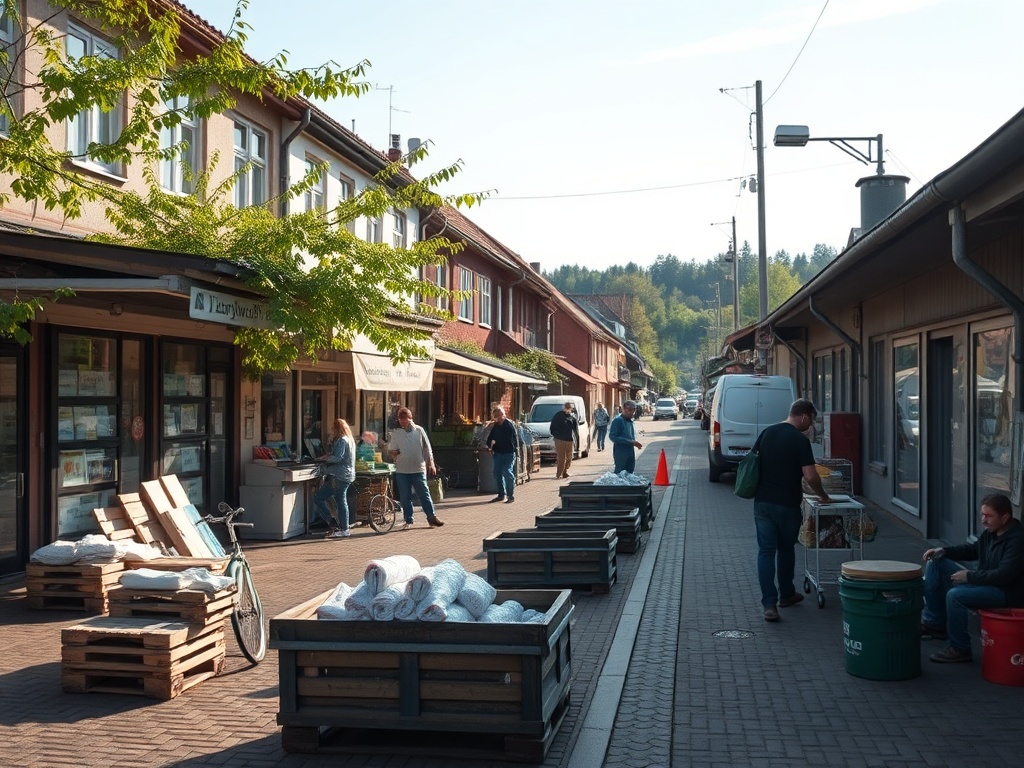 Mapa pokazująca obszar objęty rozbudową sieci kanalizacyjnej w Gminie Rejowiec Fabryczny