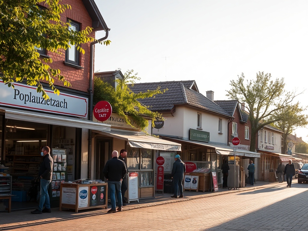 Herb Rejowca Fabrycznego z logo Funduszy Europejskich - Fundusze Europejskie Rejowiec Fabryczny