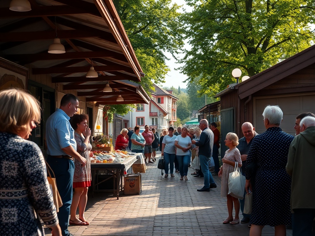 Majówka w Rejowcu Fabrycznym - mieszkańcy cieszący się wiosennym długim weekendem na łonie natury i podczas lokalnych wydarzeń.